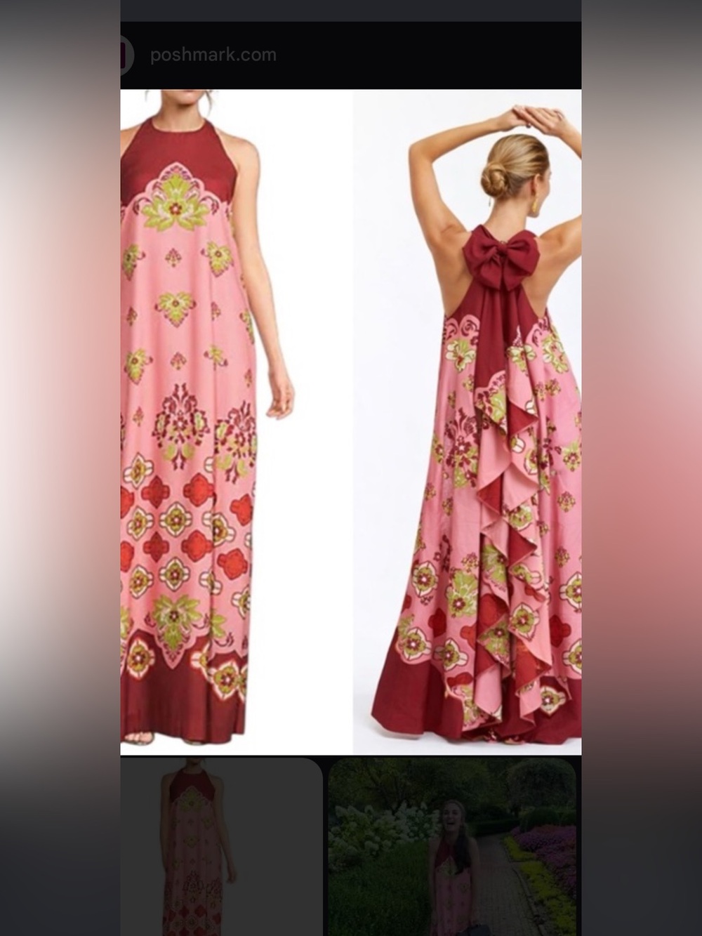 NWT Mestiza new york Adelina gown flamingo flourish X-Large